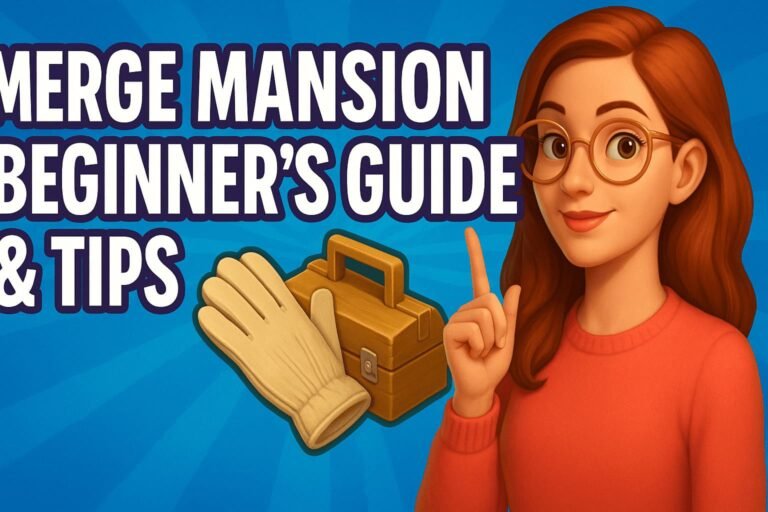 merge mansion beginner's guide and tips