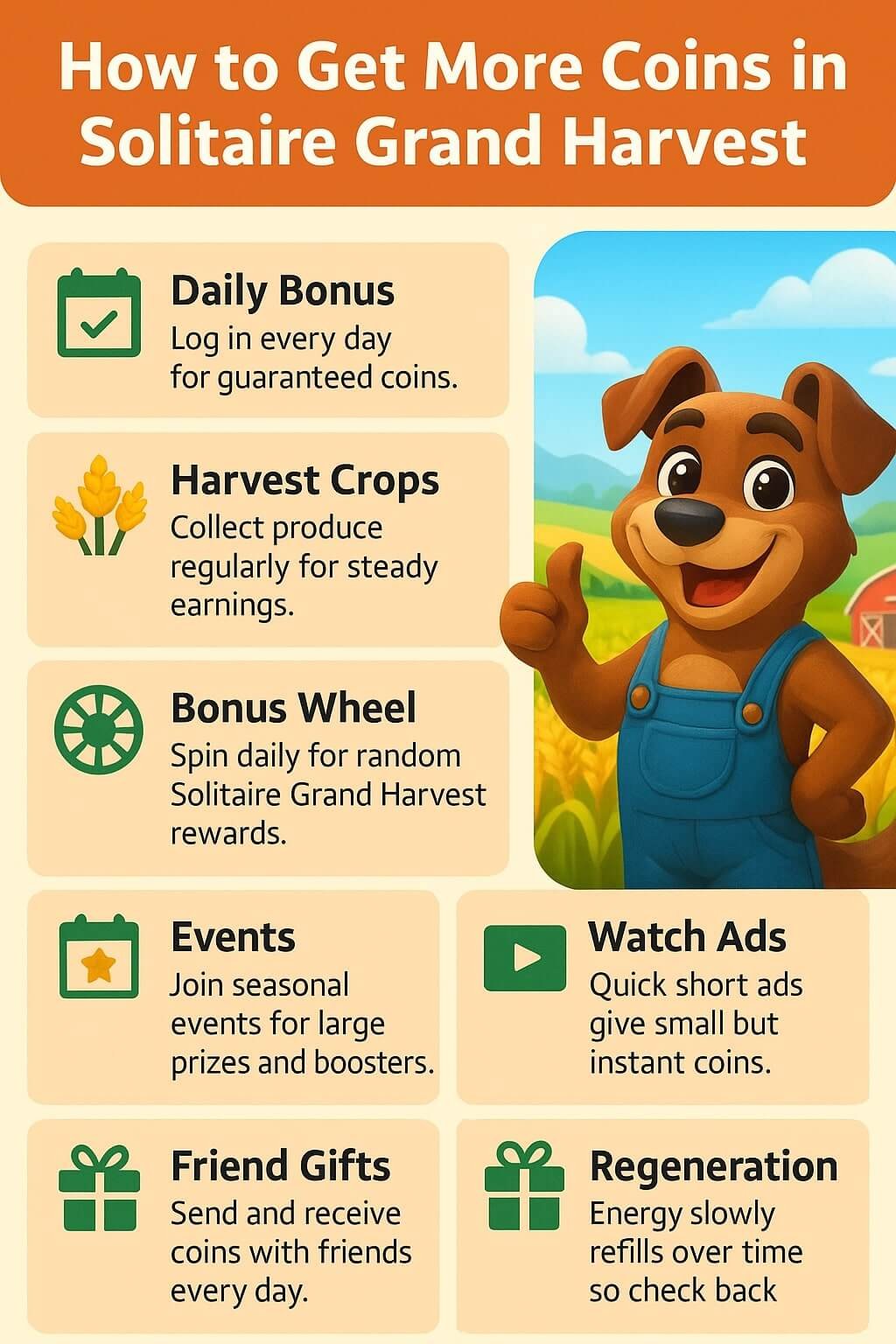 How to Get More Coins in Solitaire Grand Harvest