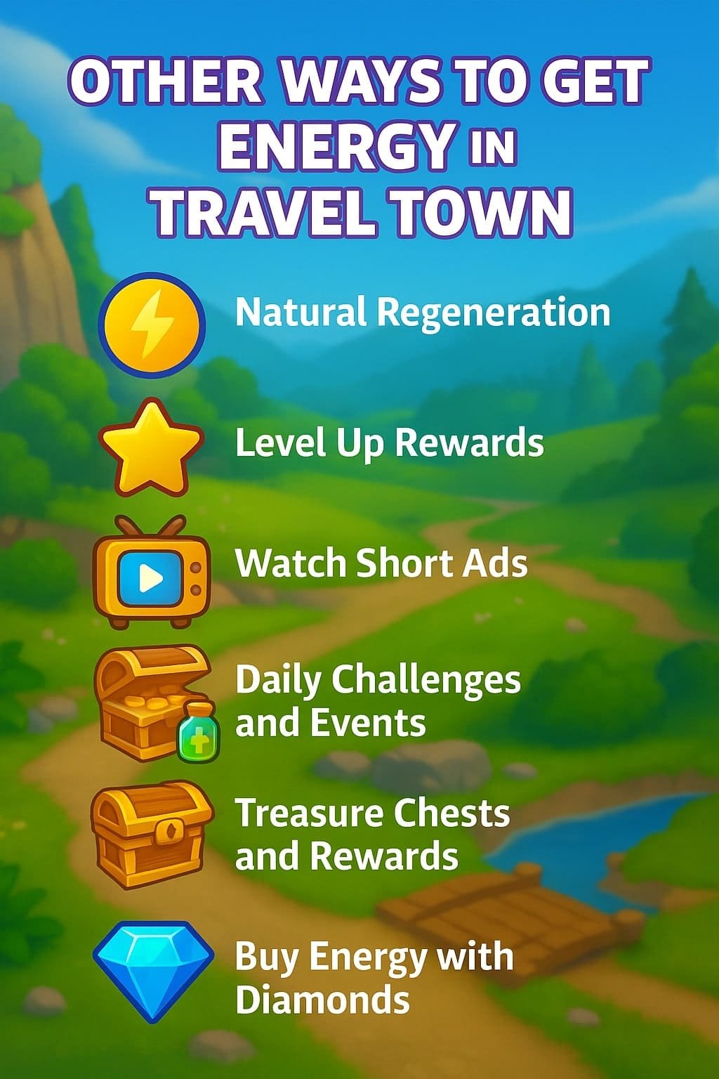 Other Real Ways to Get Free Energy in travel town
