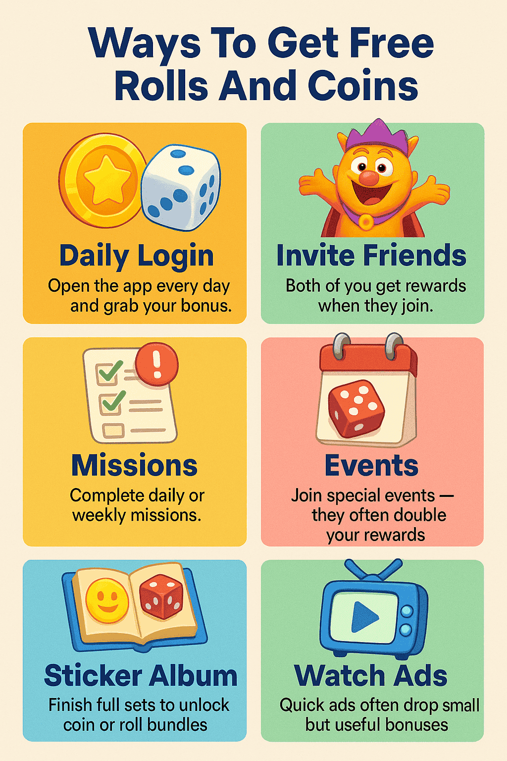 Ways to Get Free Rolls and Coins