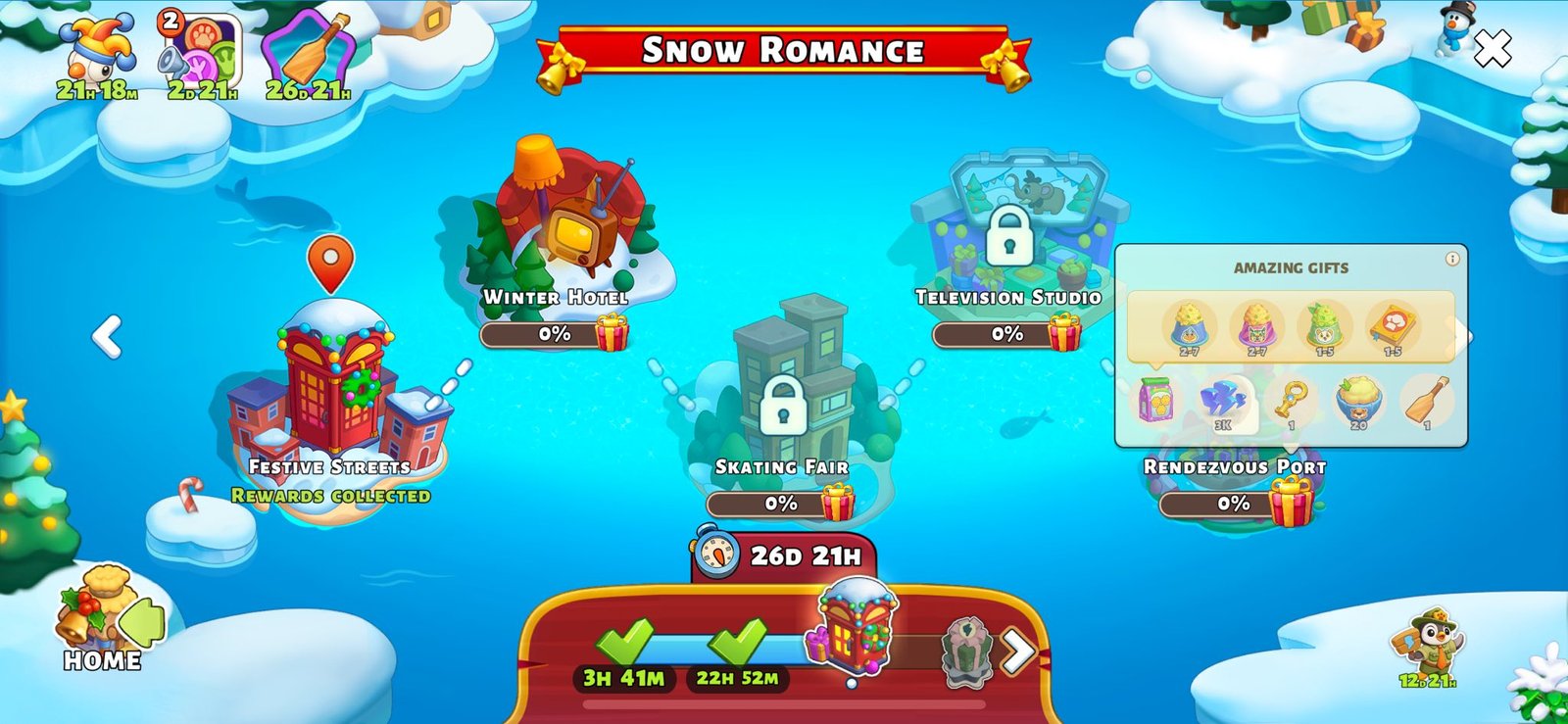 snow romance pink bags