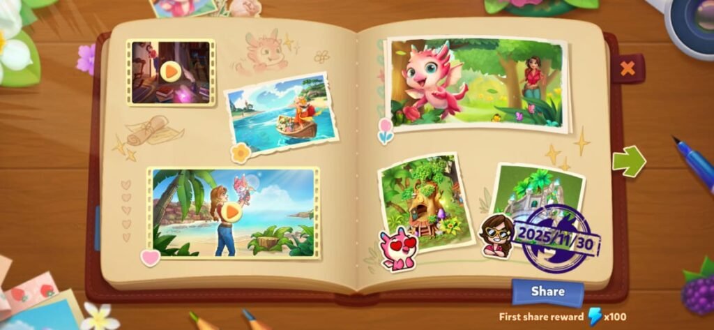 dragonscapes game's collector's book