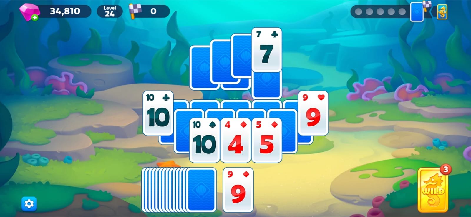 fishdom solitaire gameplay