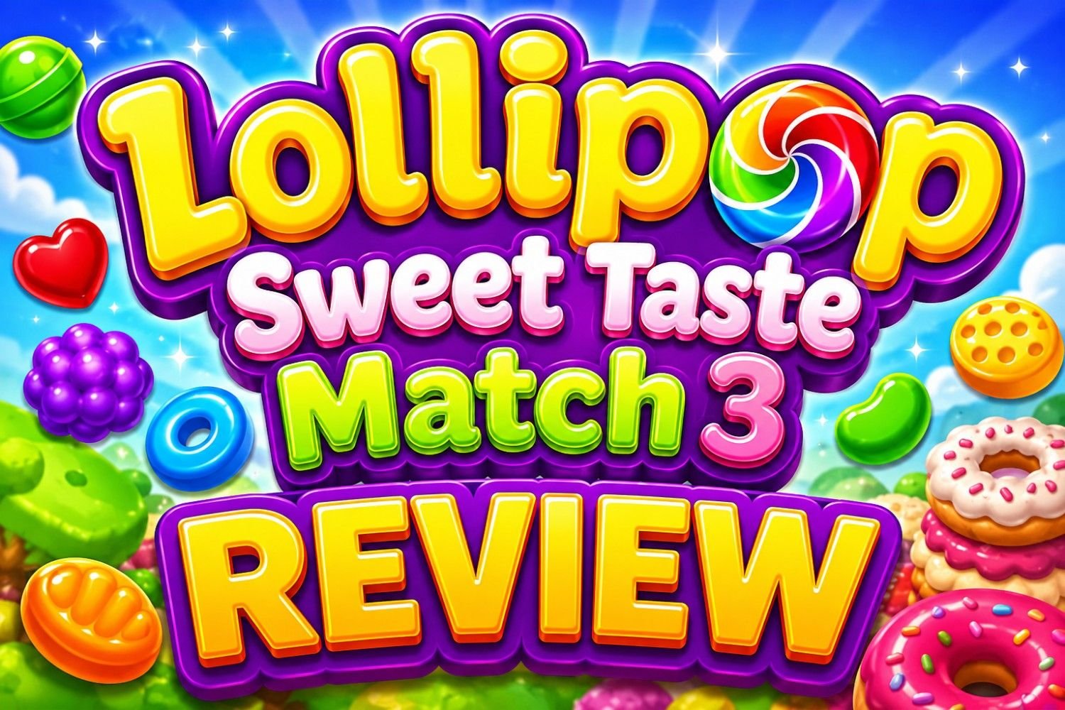 Lollipop Sweet Taste Match 3 review
