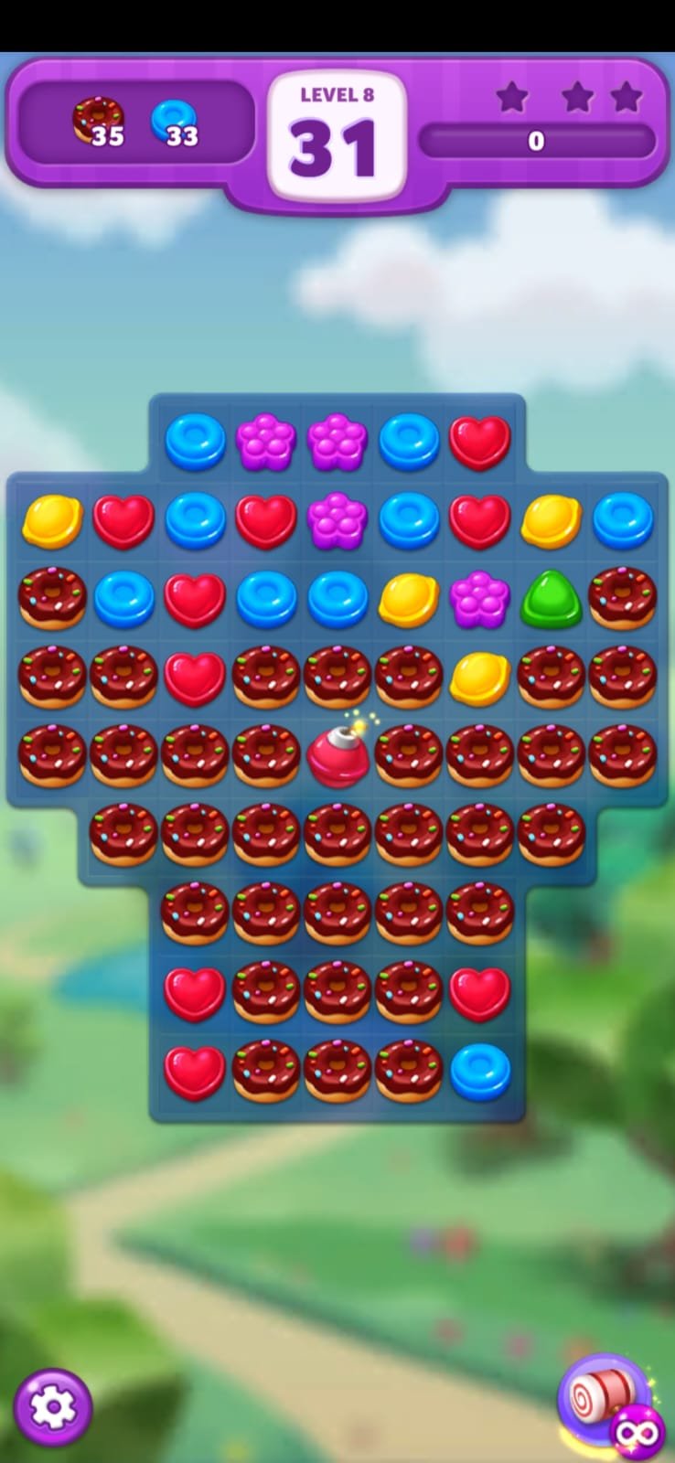 Lollipop Sweet Taste Match 3 gameplay