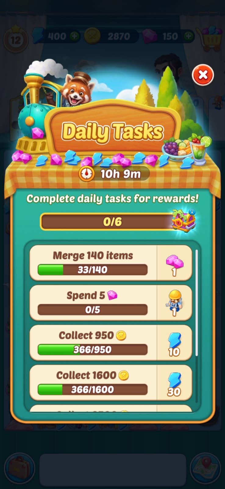 daily tasks