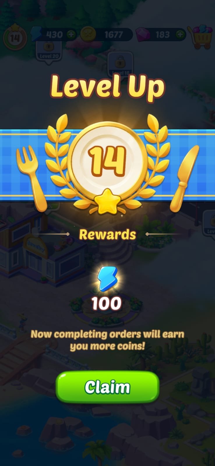 tasty travels level up rewards